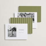 "museo" - Save the Dates in Olive by Ellen Schlegelmilch - Back of Card Options