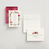 "Lush" - Save the Dates in Magenta by Susan Moyal - Assembled