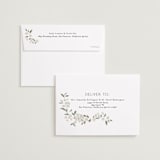 "Sweeping Vine" - Save the Dates in Porcelain by Itsy Belle Studio - FREE Recipient Addressing