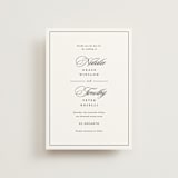 "Sincerity" - Save the Dates in Noir by Kimberly FitzSimons - Front