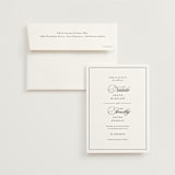 "Sincerity" - Save the Dates in Noir by Kimberly FitzSimons - Save the Date with Envelope
