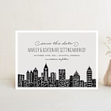 "Big City - Atlanta" - Save the Dates in Light Taupe by Hooray Creative - Front