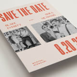 "Poster" - Save the Dates in Sunset by Rachel Cassel - Detail