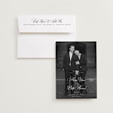 "Grand" - Save the Dates in Newspaper by Lea Delaveris - Save the Date with Envelope