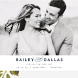 "Our Something Blue" - Save the Dates in Ocean by AK Graphics - Detail