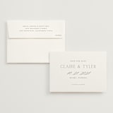 "Mark the Calendar" - Save the Dates in Smoke by Vanessa Doyle - Save the Date with Envelope