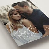 "Heartfelt" - Save the Dates in Canvas by Stacey Meacham - Detail