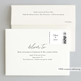 "the perfect date" - Save the Dates in Linen by Kasia Labocki - FREE Recipient Addressing