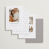 "Bella" - Save the Dates in Quartz by Kristie Kern - Back of Card Options