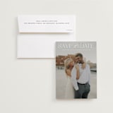 "prose" - Save the Dates in Ivory by Maja Cunningham - Save the Date with Envelope