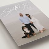 "Sweetest Love" - Save the Dates in Snow by Lauren Chism - Detail
