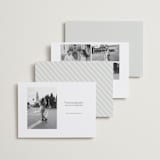 "Malibu Dreams" - Save the Dates in Linen by Ashley Cuccio - Back of Card Options