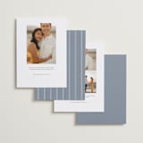 "Classic Manor" - Save the Dates in French Blue by Stacey Meacham - Back of Card Options