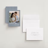 "Classic Manor" - Save the Dates in French Blue by Stacey Meacham - Assembled