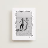 "Showered" - Save the Dates in Graphite by Claudia Orengo - Front