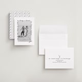 "Showered" - Save the Dates in Graphite by Claudia Orengo - Assembled