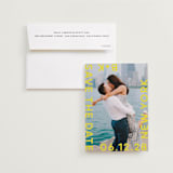 "type" - Save the Dates in Sunflower by Lori Wemple - Save the Date with Envelope