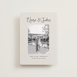 "Camellia" - Save the Dates in Tuxedo by Megan Davis - Front