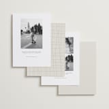 "Easy Lover" - Save the Dates in Cream by Helena Vitto - Back of Card Options