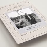 "Easy Lover" - Save the Dates in Cream by Helena Vitto - Detail