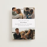 "Classic Trio" - Save the Dates in Icicle by Stacey Meacham - Front