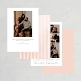 "Botanical Name Plate" - Save the Dates in Blush by Shiny Penny Studio - Back of Card Options