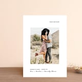 "Modern Mood" - Save the Dates in Snow by Susan Brown - Front