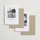 "Arborvitae" - Save the Dates in Champagne by Sarah Brown - Back of Card Options