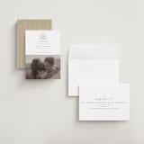 "Arborvitae" - Save the Dates in Champagne by Sarah Brown - Assembled