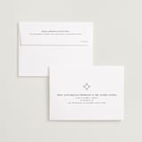 "Alcott" - Save the Dates in Mocha by Meagan Christensen - FREE Recipient Addressing