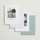 "Our Big Date" - Save the Dates in Pearl by Shannon Chen of Four Wet Feet Studio - Back of Card Options