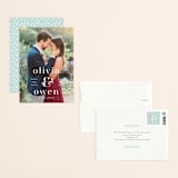 "botanique" - Save the Dates in Cotton by Lauren Chism - Assembled