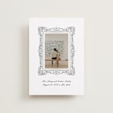 "Sketched Frame" - Save the Dates in Diamond by Jenna Holcomb - Front