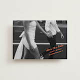 "Imprint" - Save the Dates in Tangerine by Jelena Vuletic - Front
