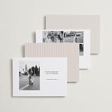 "harrison" - Save the Dates in Blush by Ellen Schlegelmilch - Back of Card Options