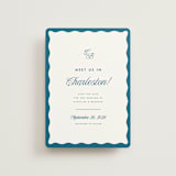 "Meet us" - Save the Dates in Ocean by Kelly Schmidt - Front
