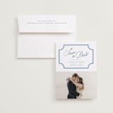 "Marenza" - Save the Dates in Bluebell by Jessica Williams - Save the Date with Envelope