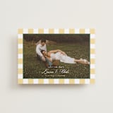 "Curved Frame" - Save the Dates in Citrine by Emily Betts - Front