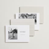 "Aspen" - Save the Dates in Natural by Robert and Stella - Back of Card Options