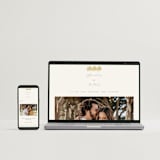 "Aspen" - Save the Dates in Natural by Robert and Stella - FREE Wedding Website