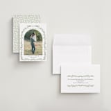 "Monogramed Arch" - Save the Dates in Mojito by Susan Moyal - Assembled