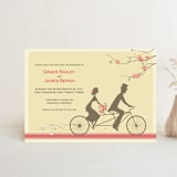 "Journey Together" - Save the Dates in Buttercream by Letter19Design - Front