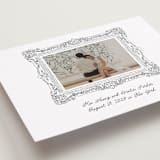 "Sketched Frame" - Save the Dates in Diamond by Jenna Holcomb - Detail