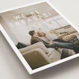 "together" - Save the Dates in Snow by Eric Clegg - Detail