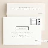 "modern day" - Save the Dates in Charcoal by Baumbirdy - FREE Recipient Addressing
