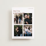 "Bold" - Save the Dates in Terracotta by Blustery August - Front