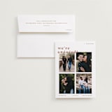 "Bold" - Save the Dates in Terracotta by Blustery August - Save the Date with Envelope