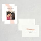"Single Swath" - Save the Dates in Blush by Angela Marzuki - Assembled