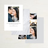 "A Date" - Save the Dates in Ink by lulu and isabelle - Back of Card Options