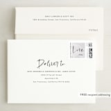"A Date" - Save the Dates in Ink by lulu and isabelle - FREE Recipient Addressing